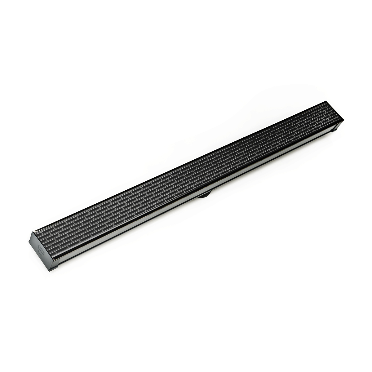 Infinity Drain® SLAG6572GM 72" S-PVC Series Low Profile Complete Kit with 2 1/2" Wedge Wire Grate in Gunmetal