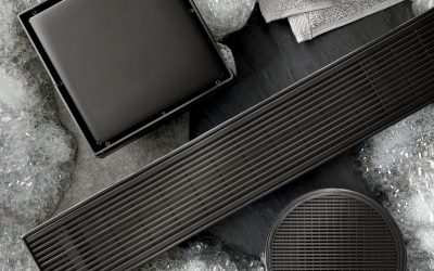 Infinity Drain® Announces New Custom Collection in Smoke Black