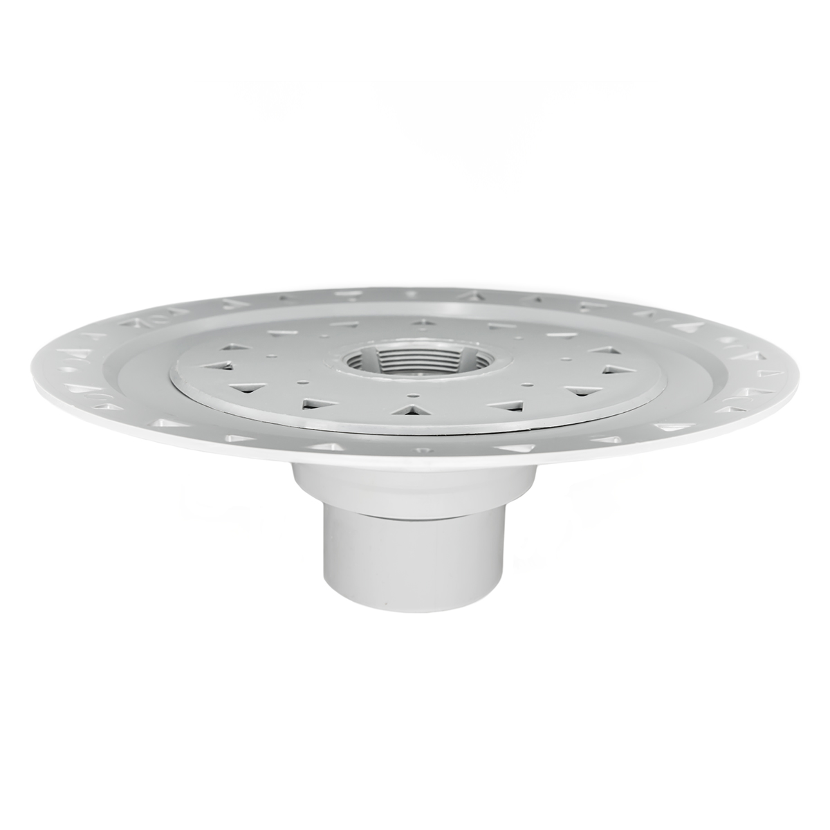 Infinity Drain® BFP22 Bonded Flange PVC Drain 2" Throat, 2", 3", and 4" Outlet