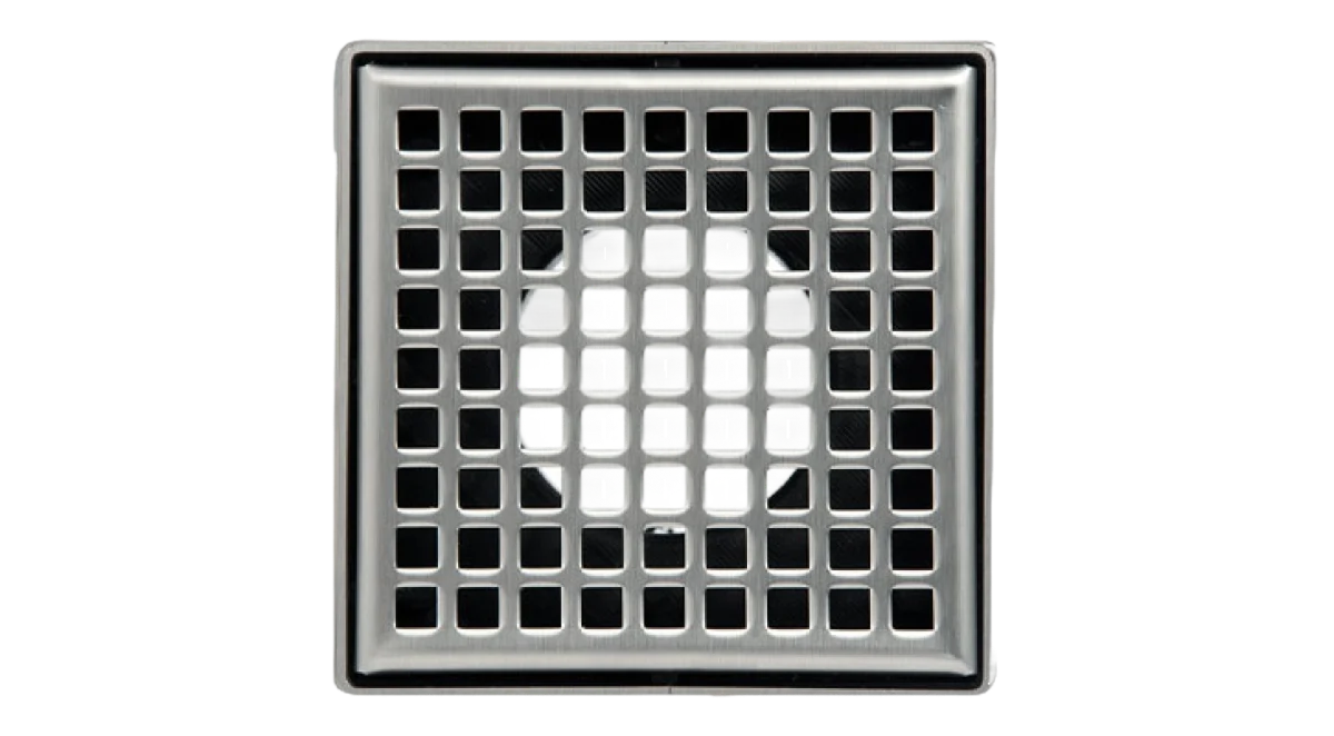 Infinity Drain—Center Drains—Squares Pattern LQD 4-SS 1