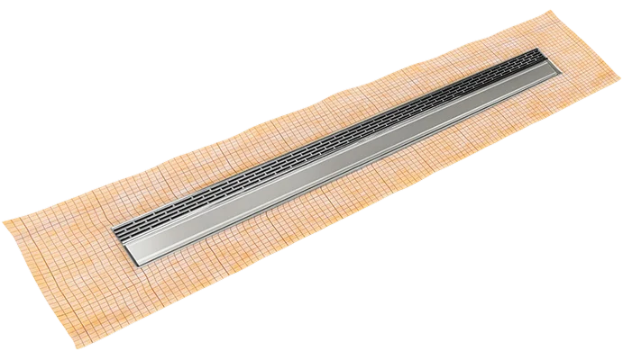 Infinity Drain—Linear Drains—Flange with Kerdi—FCSLT-38-SS 1
