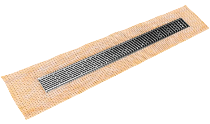 Infinity Drain—Linear Drains—Flange with Kerdi—FCSLT-65-SS 1