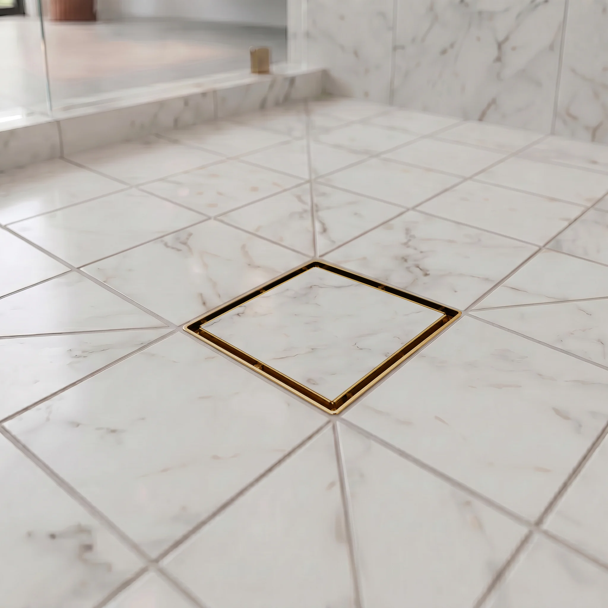 Tile LTD 4 Satin Brass – Detail