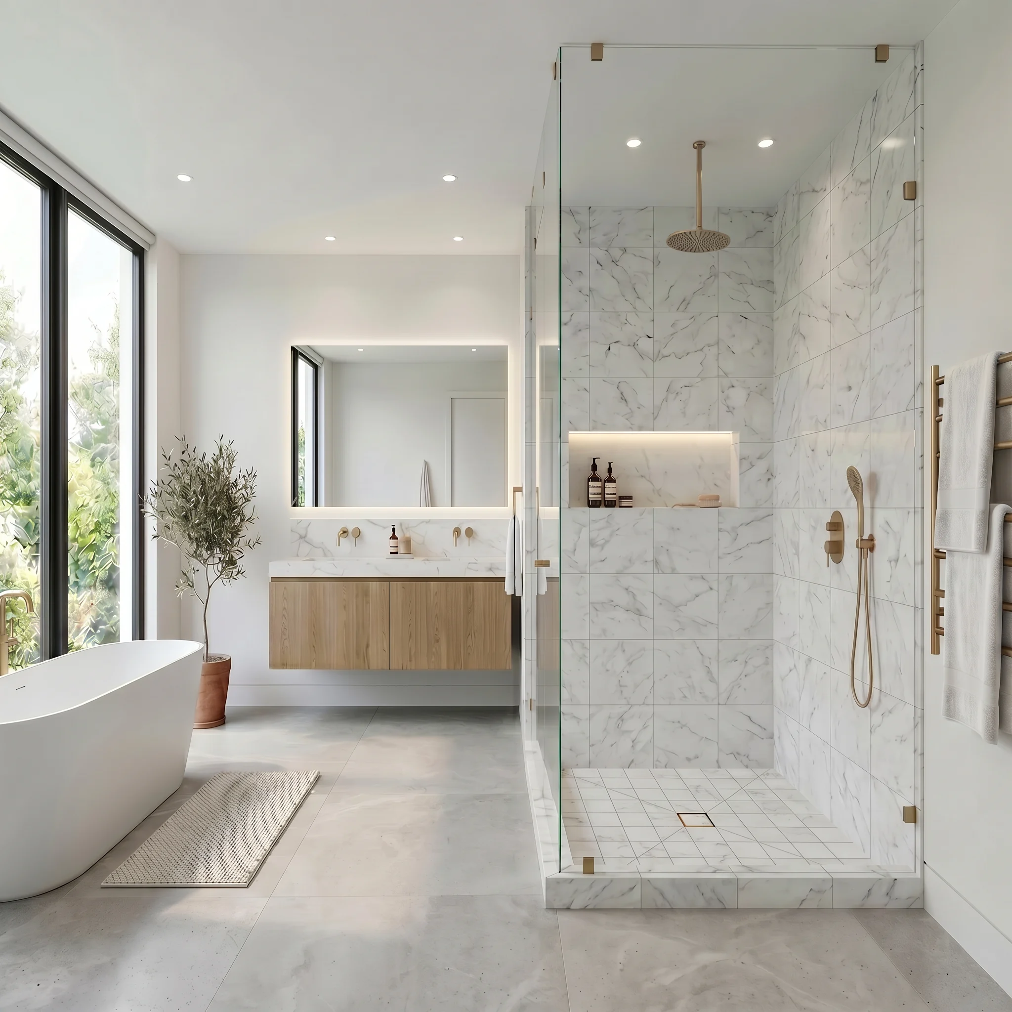 Tile LTD 4 Satin Brass – Overall